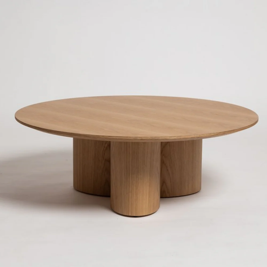Wooden round coffee  table 