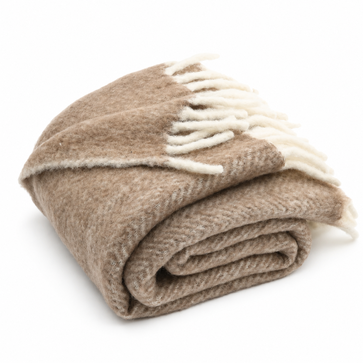 NZ Wool Throw Chestnut