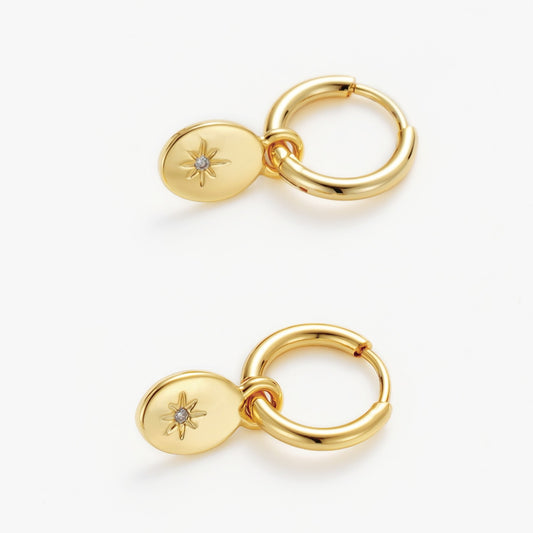 Zafino Nala Hoop Earrings Gold