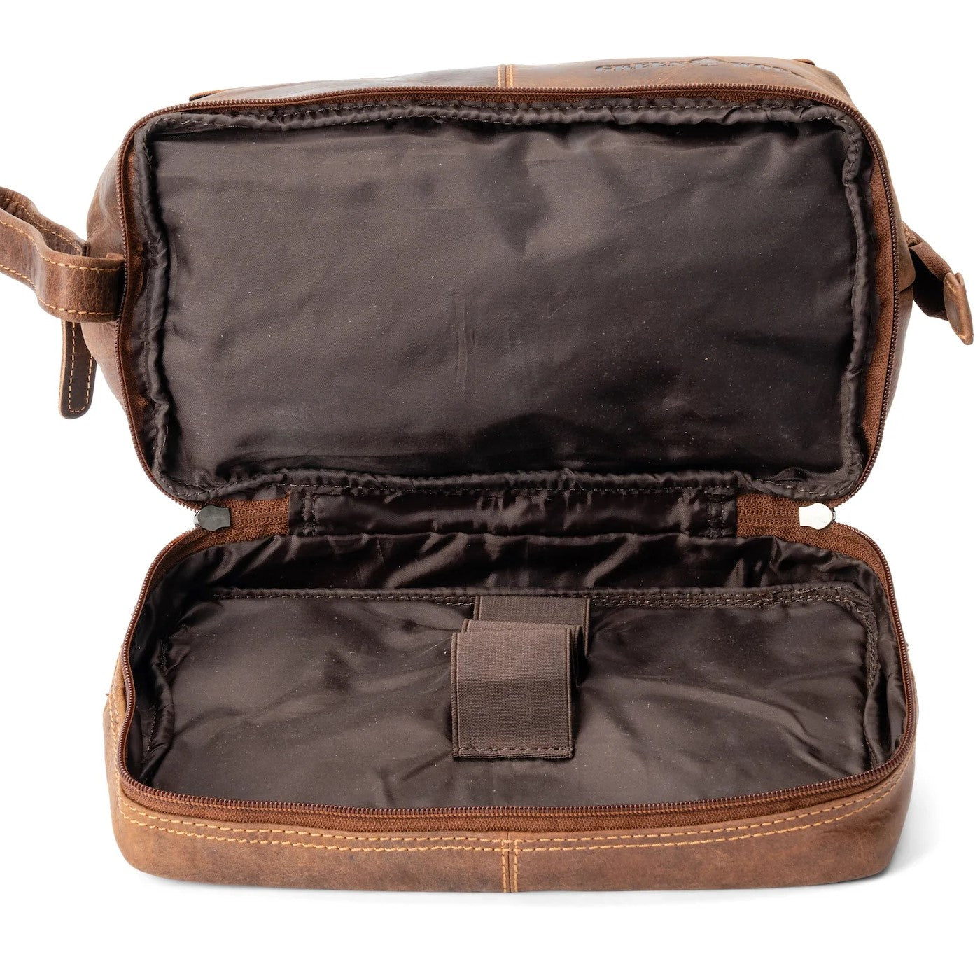 Leather Toilet Bag Napier - Sandel