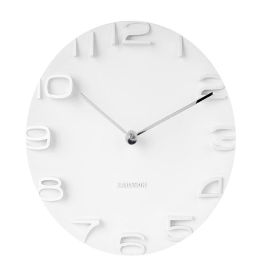 Karlsson clock on the edge Wht