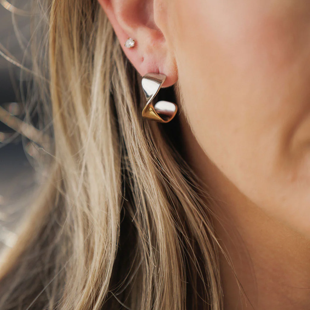 Other Thing Blair Earrings Two Tone