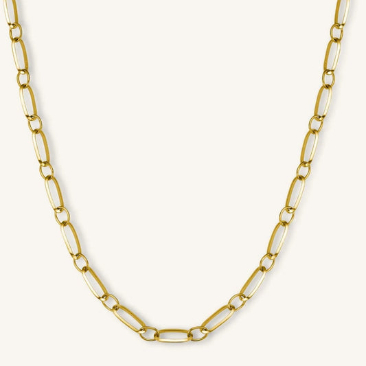 Rosefield Oval Necklace Gold