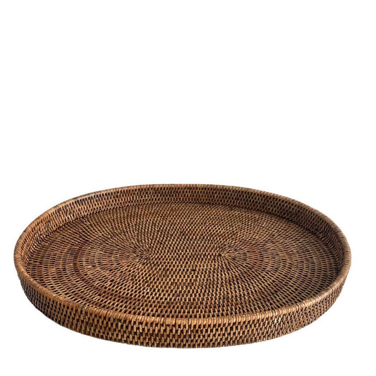 Rattan Oval Tray 46cm