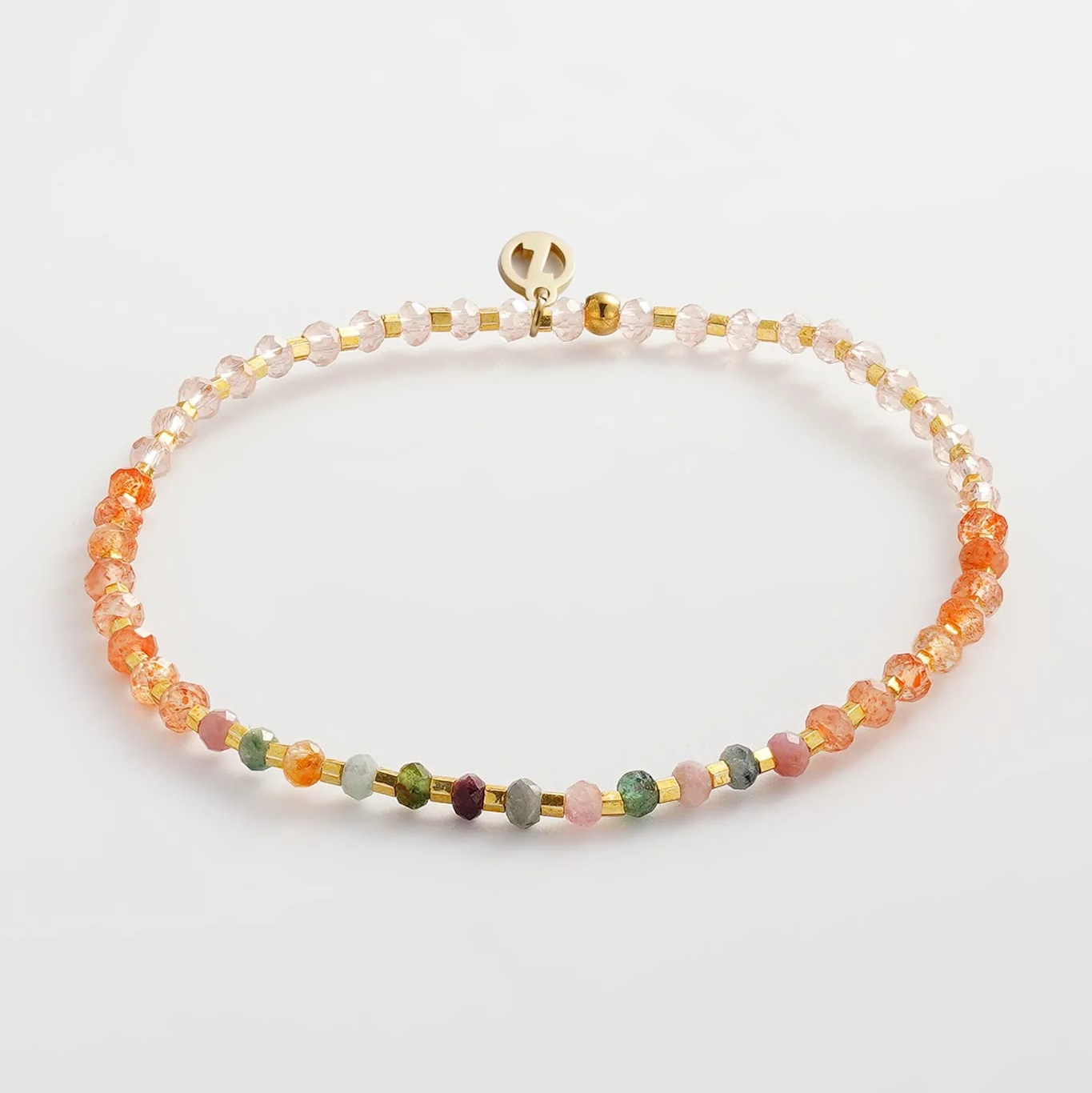 Multicolored beaded bracelet 