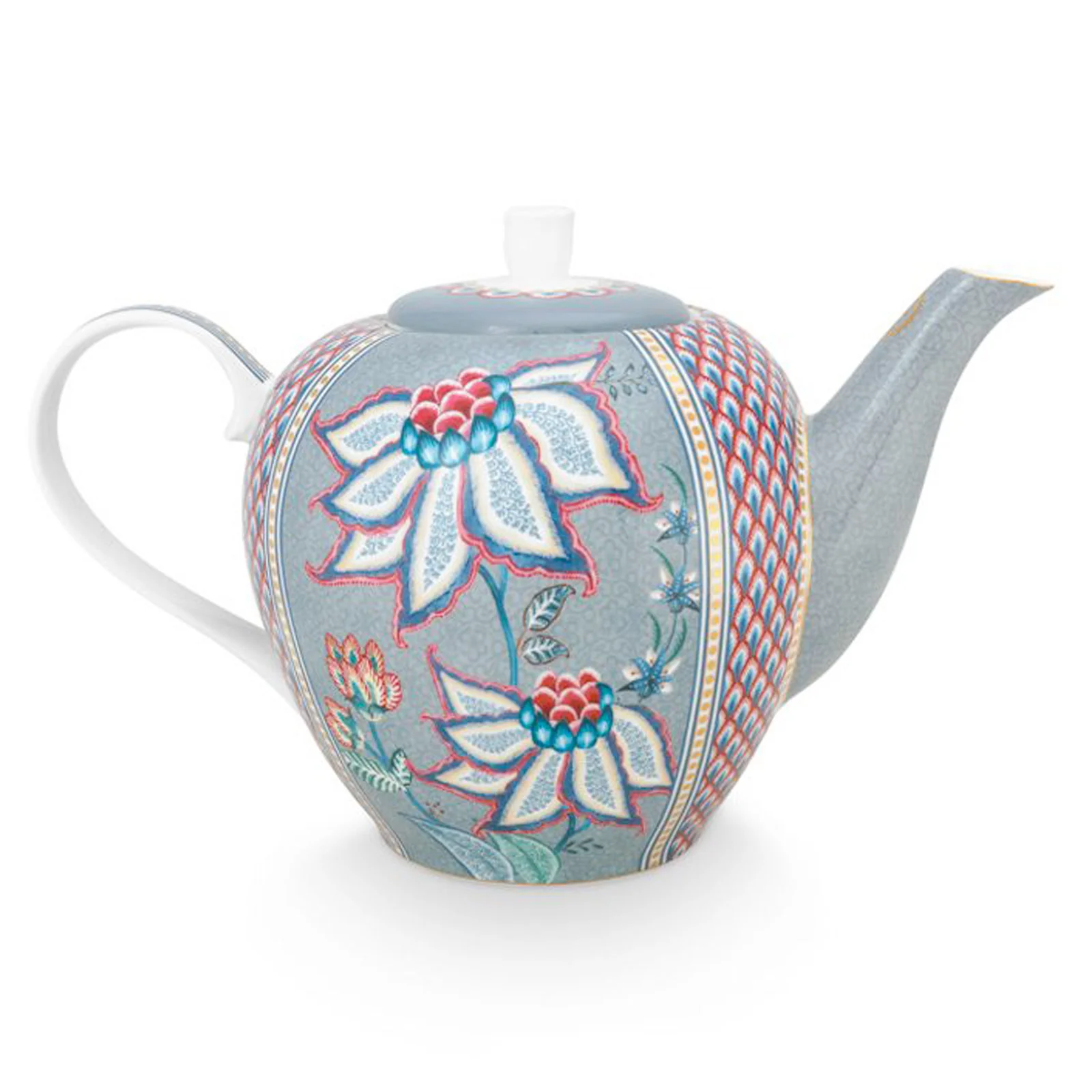Decorative porcelain teapot 