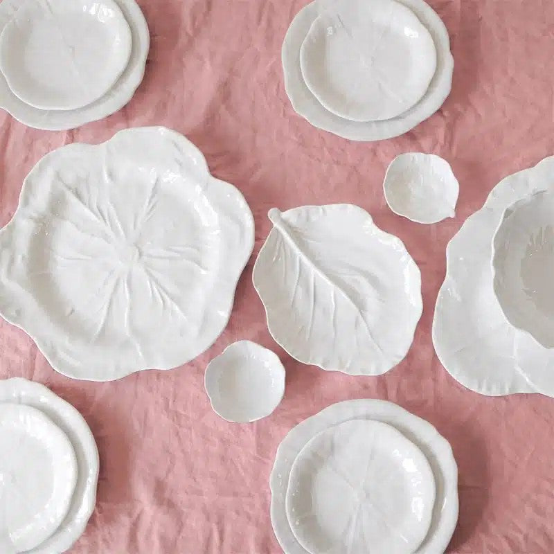 Melamine Cabbage Leaf Dish