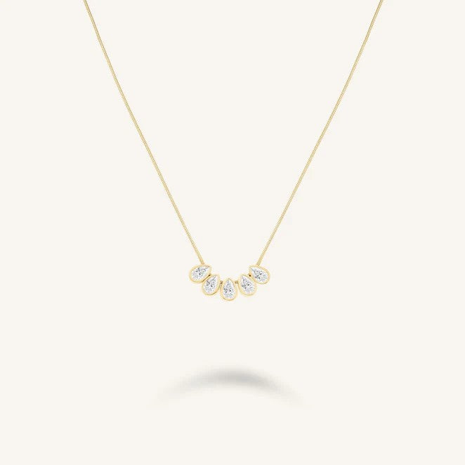 Rosefield Playful Crystals Necklace Gold