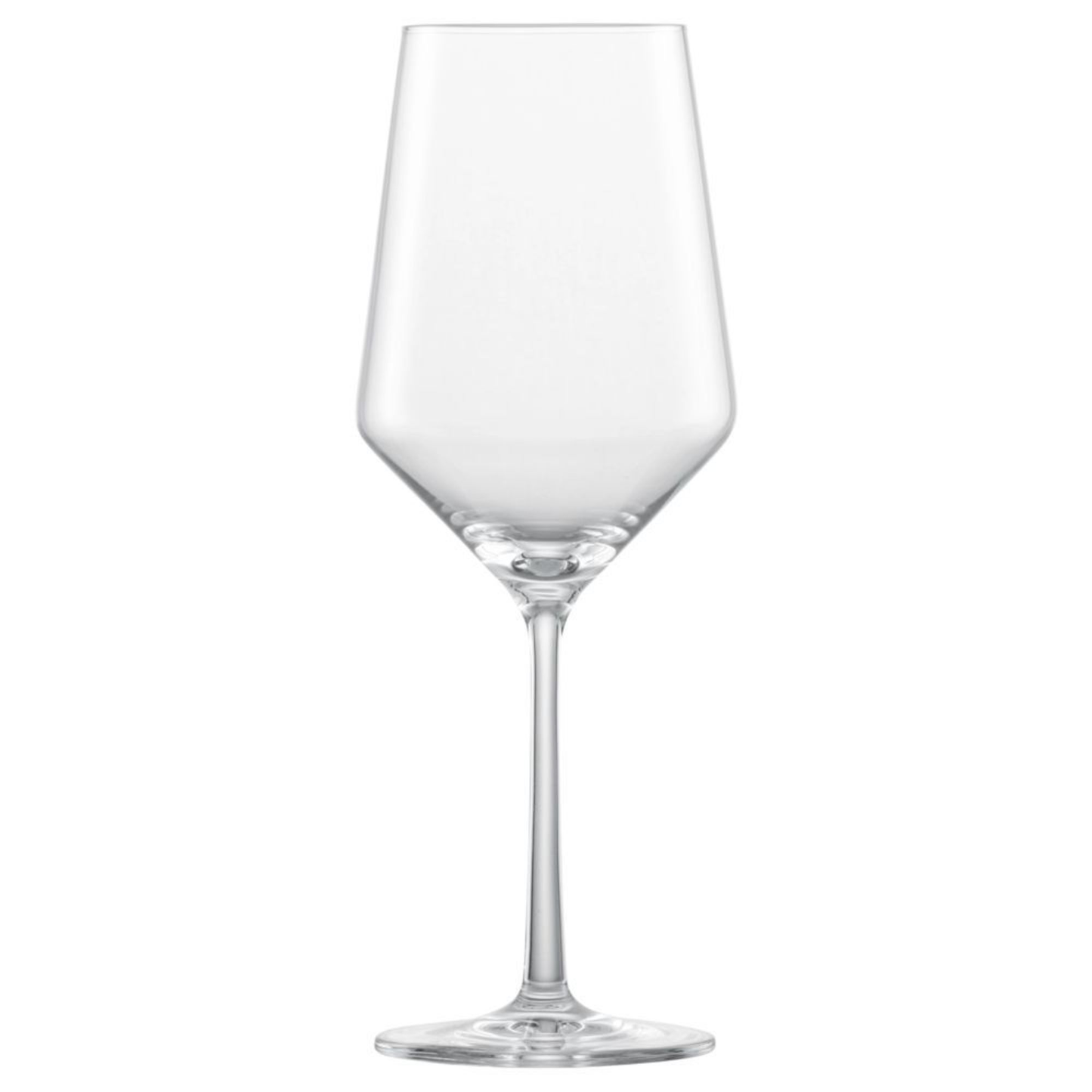 Clear crystal wine glass 