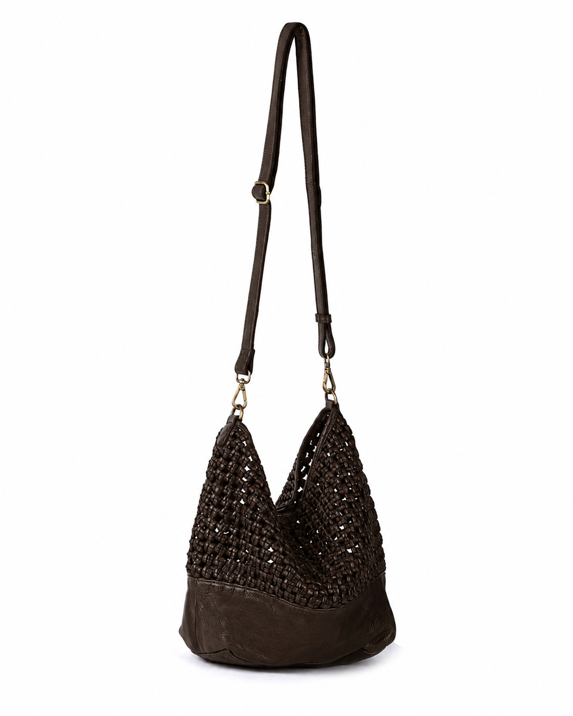 RH Malabar Leather Tote Bag Brown