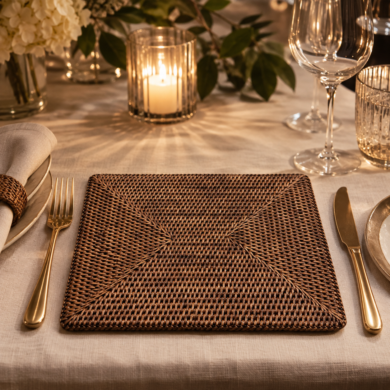 Rattan placemats 