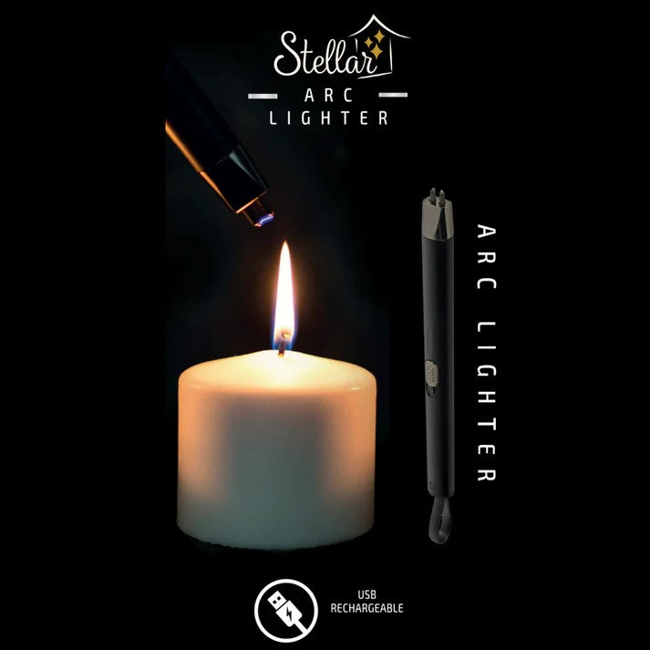 Rechargable Arc Lighter Black