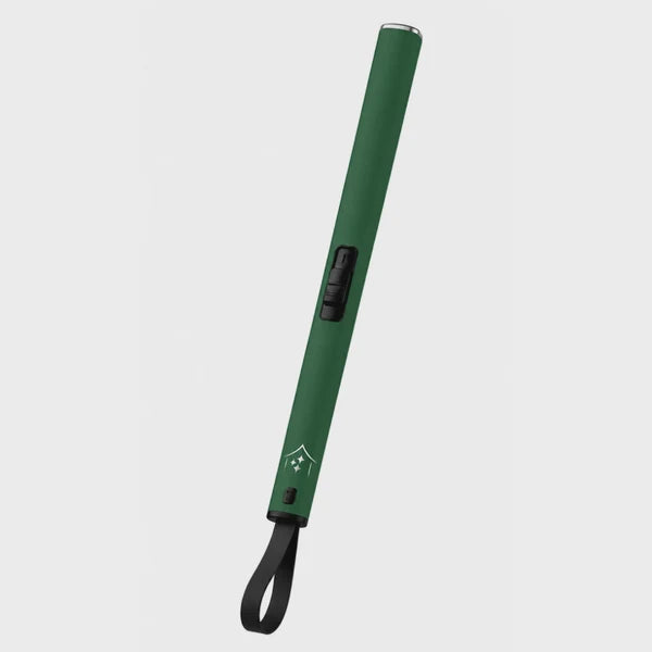 A green rechargeable lighter 