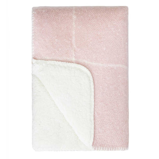 Sherpa Throw Rose Smoke
