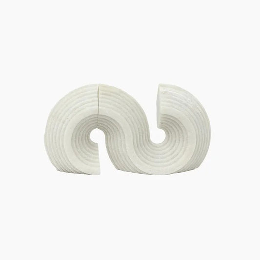 S-Curved Book End by French Country