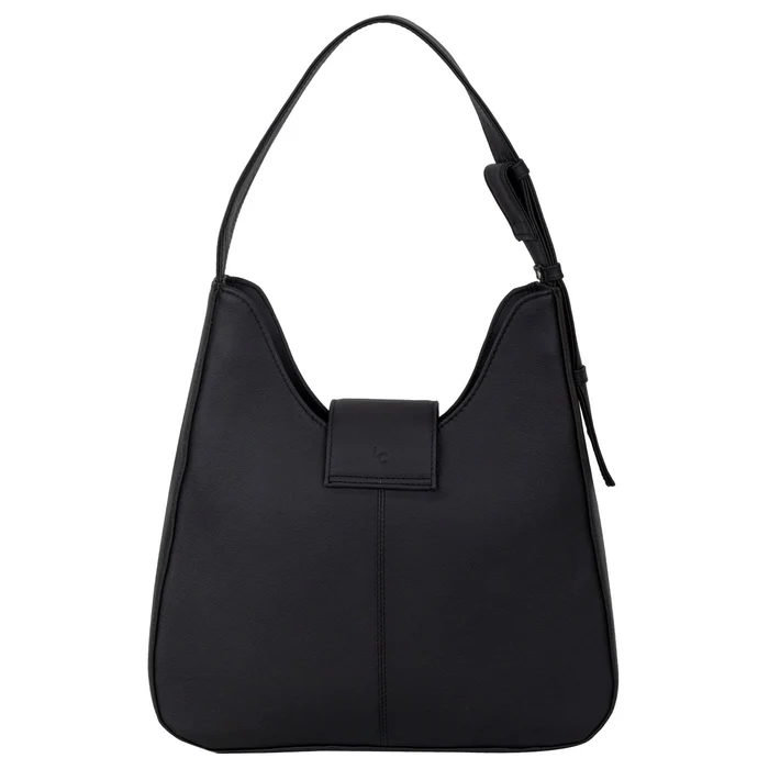 SYREN Shoulder Bag - Black Leather