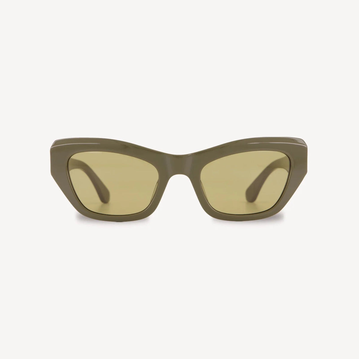 Olive sun glasses from the Saben collection 