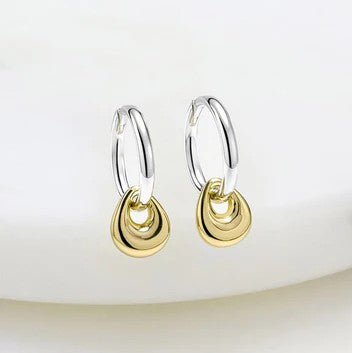 Zafino Mini Sadie Earrings Gold/Silver