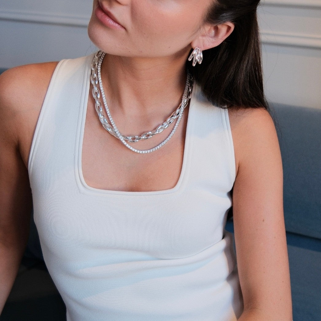 Zafino Sara Necklace Silver