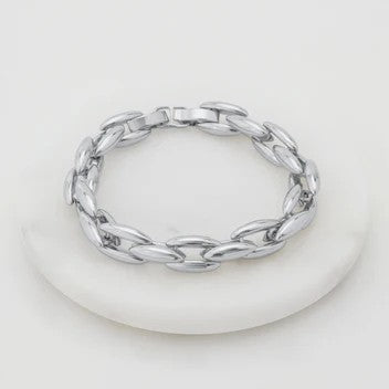 Silver chain bracelet 