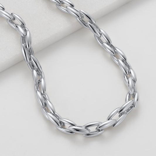 Silver chain necklace 