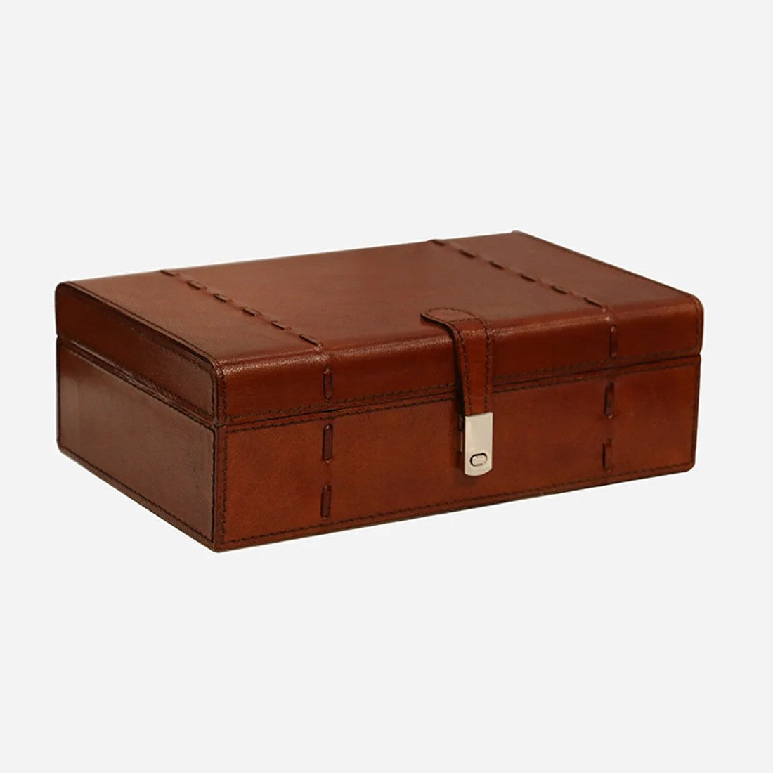 Savoy Leather Box Medium