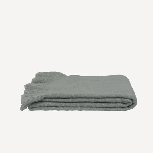 Tassle Throw Seafoam