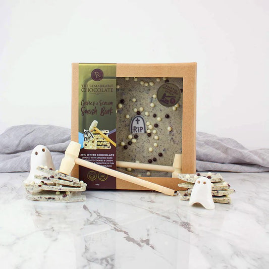 Remarkable Smash Bark Cookies & Cream