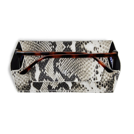 Fox & Leo Leather Glasses Case Snake