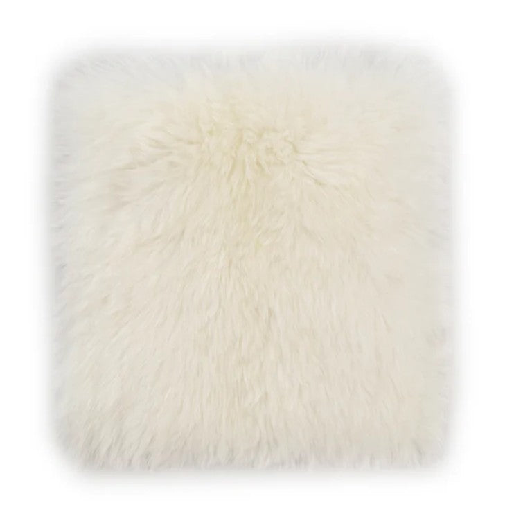 White fluffy pillow 