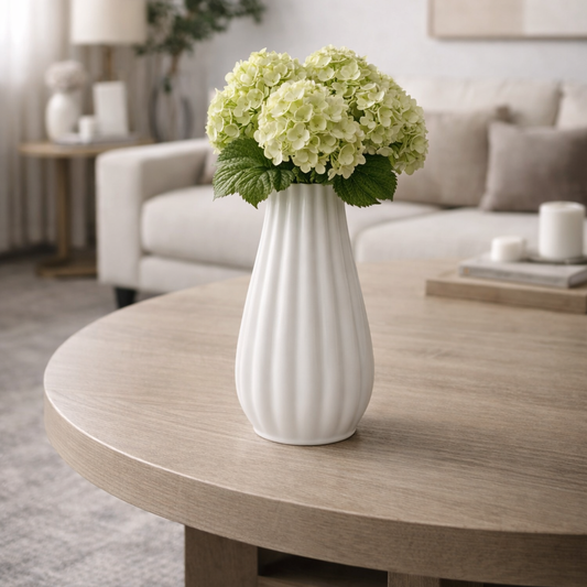Steffi 3d Ceramic Vase Large White