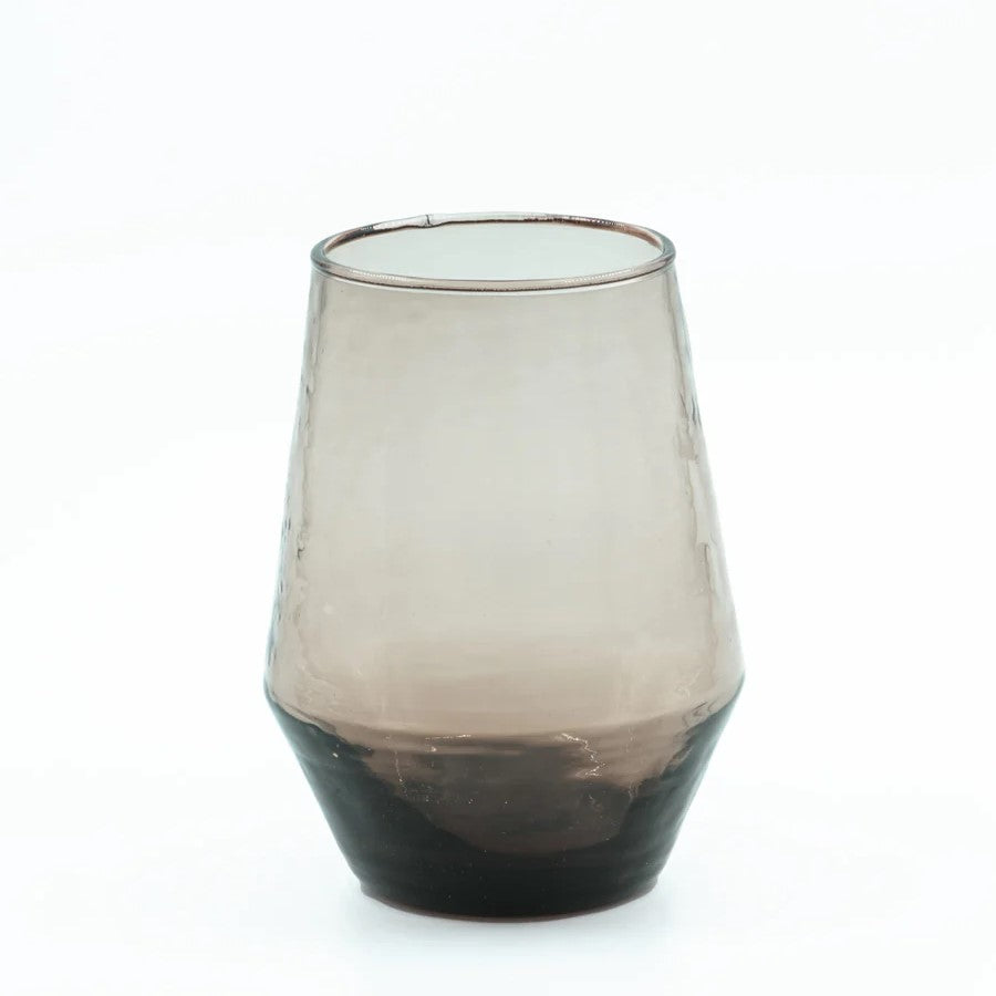 Stemless bronze black wine glasses set of 5