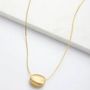 Zafino Steph Brushed Gold Necklace