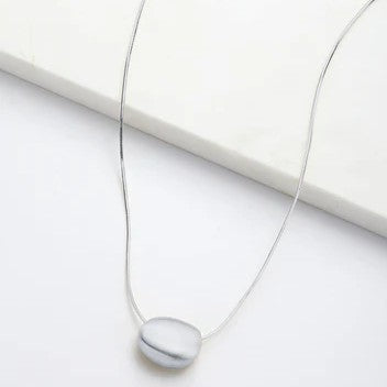 Zafino Steph Brushed Silver Necklace