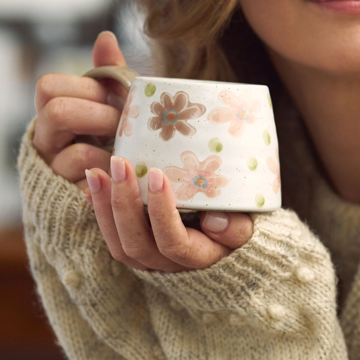 Stevie Flower Garden Mug by Robert Gordon