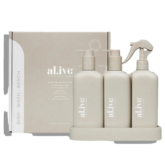 al.ive Kitchen Trio Lemon & Pomegranate + Watermelon & Lime