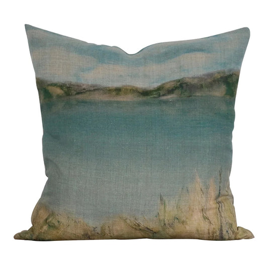 Island Summer Cushion with Feather Inner