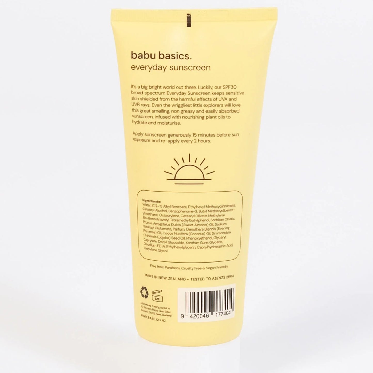 Babu Sunscreen 200ml