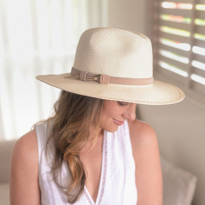 Sylvie Panama Cream w Mushroom Belt