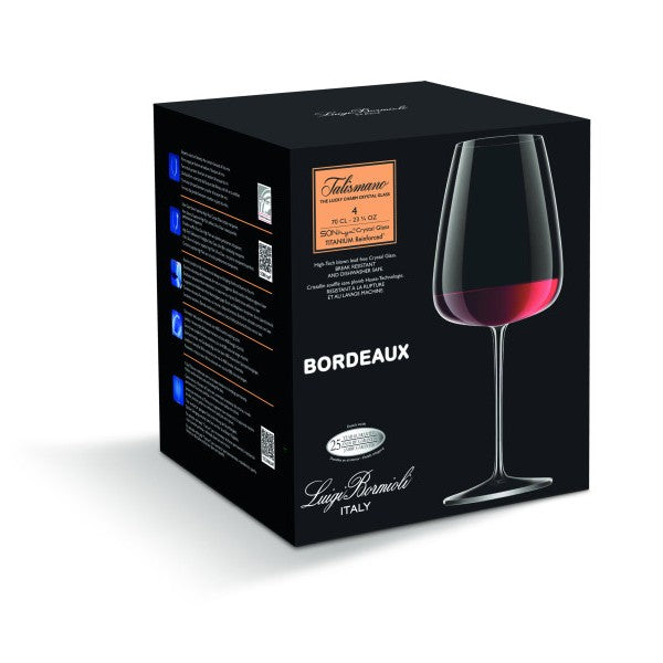 Talismano Bordeaux Glasses 700ml Set of 4