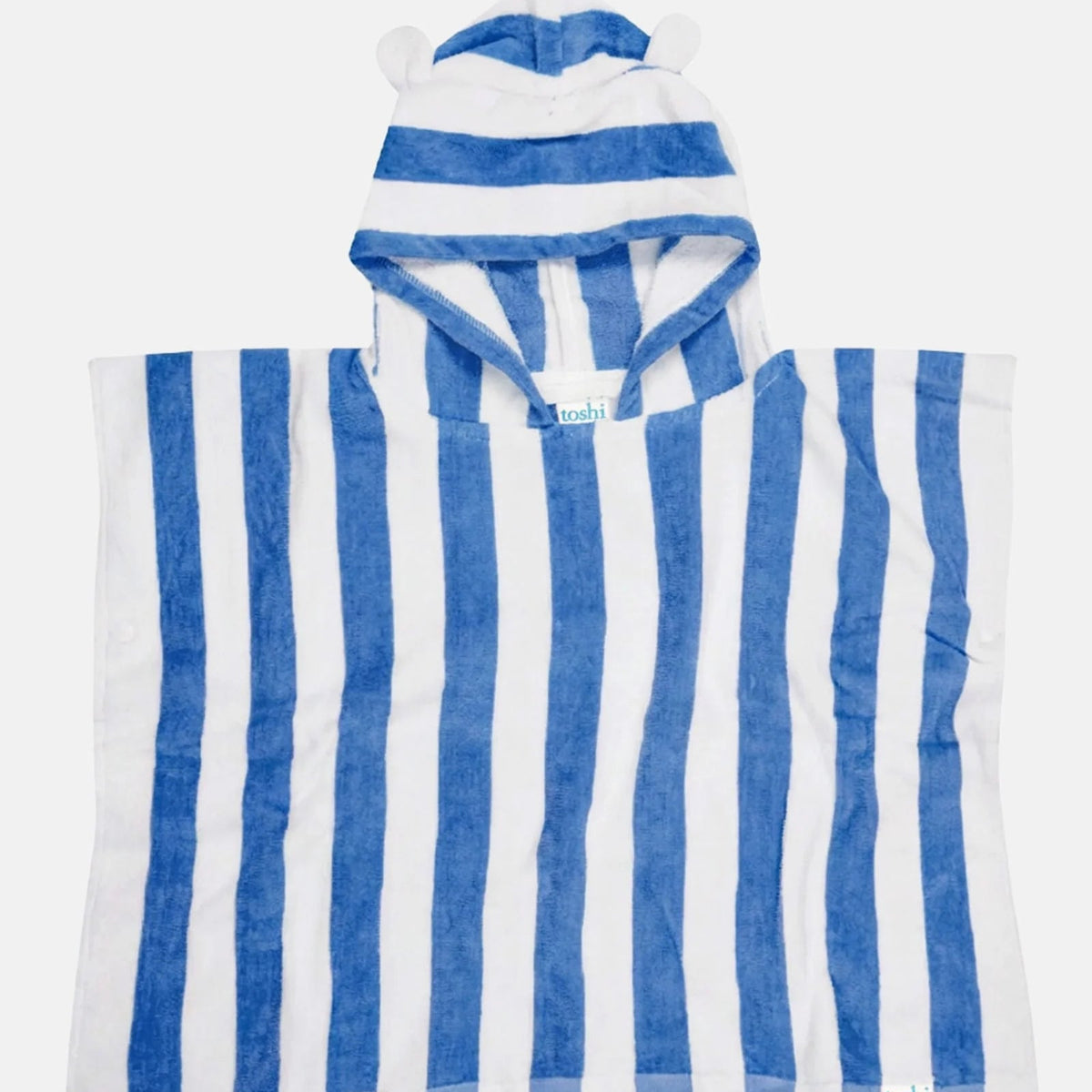 Toshi hooded blue beach towle 