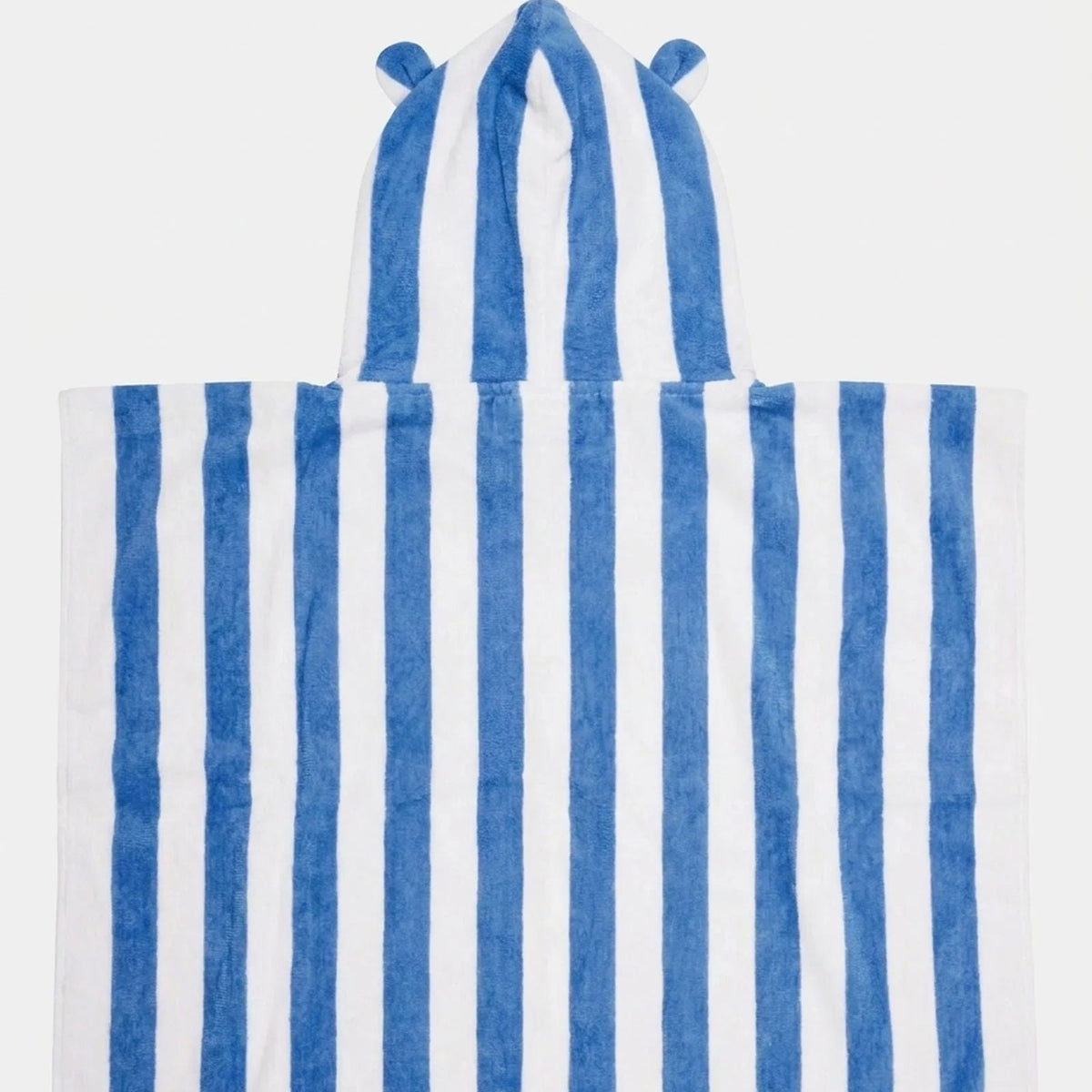 Stripped toshi hooded beach towle in blue 