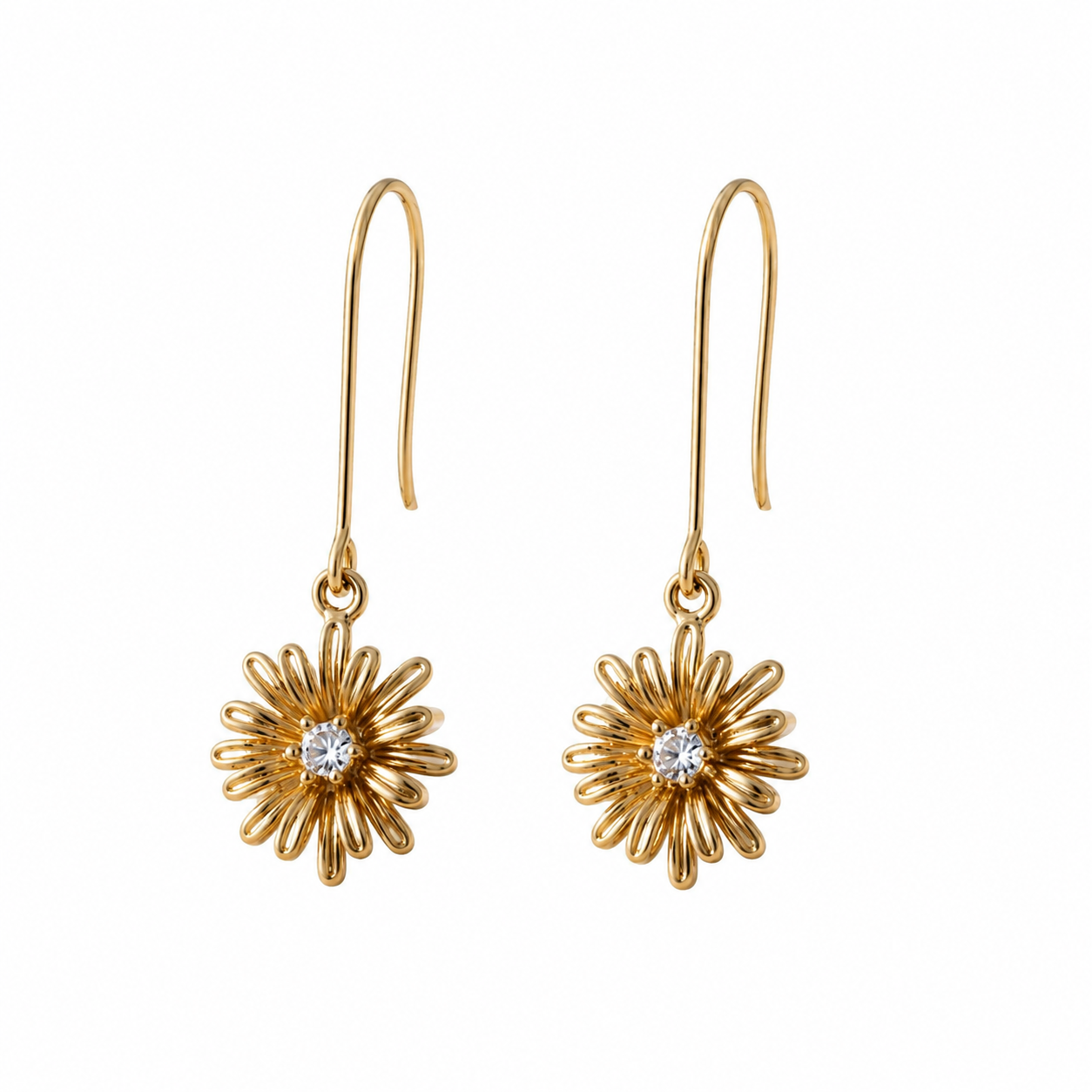 Twigg Flower Gem Earrings