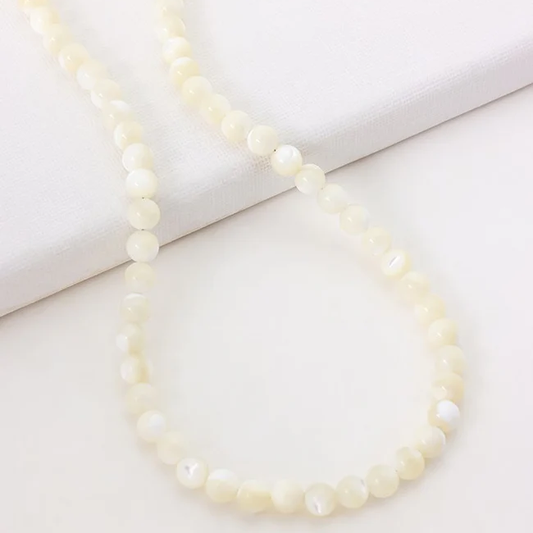 White mother of Pearl necklace