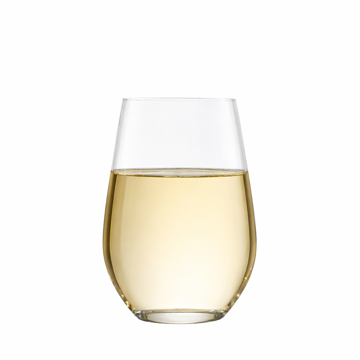 Stemless crystal wine glass 
