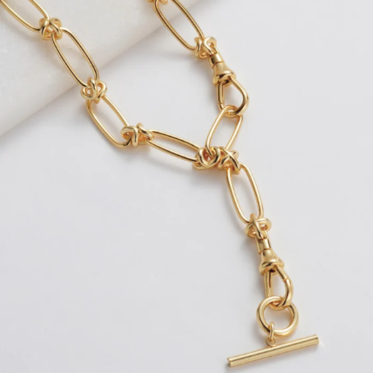 Gold chain necklace 