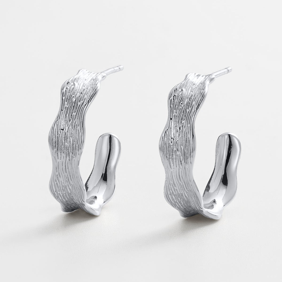 Silver Kaia earrings 