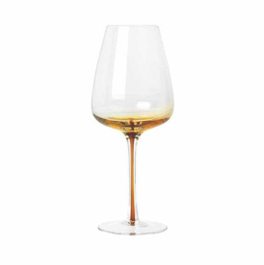 Broste Amber White Wine Glasses Set of 4