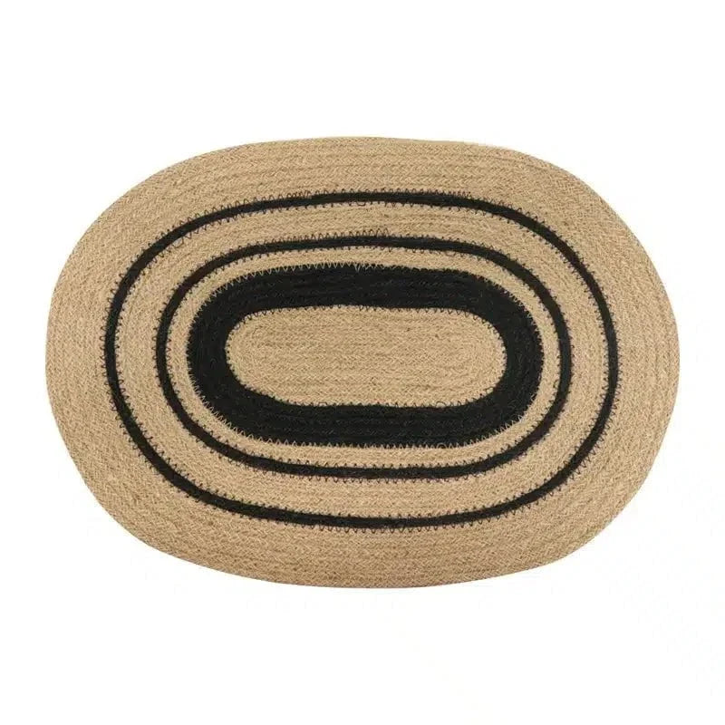 Jute oval placemat 

