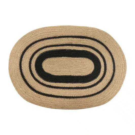 Jute oval placemat 
